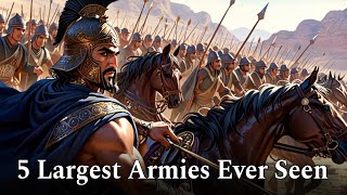 5 Largest Armies Ever Seen  The Silent Eras [upl. by Blondie]