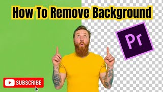 How to remove background in premiere pro  Step By Step 2024 [upl. by Nwahsak531]