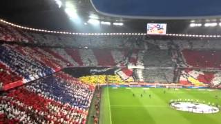 Fanvideo FC Bayern vs Real Madrid  Choreografie in der Allianz Arena [upl. by Elvis]