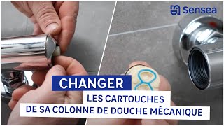 🔧 Réparation  Comment changer les cartouches de sa colonne de douche mécanique [upl. by Annoda]