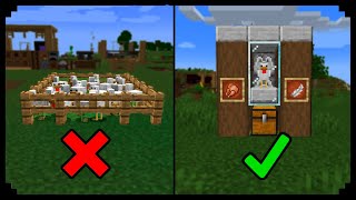 21 Mecanismos Simples De Redstone Que Deberías Hacer [upl. by Aicinet]