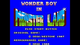 Speedrunner Reviews  Wonder Boy in Monster Land  Sega Master System [upl. by Nyer]