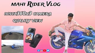 Insta360X3 Sabse best camera quality insta motoVlog kiye GoPro se bhi acha [upl. by Clabo]