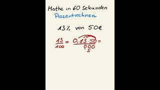 Prozentrechnen leicht gemacht mathe mathetipps [upl. by Ssirk]