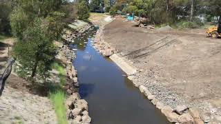 Reimagining Moonee Ponds Creek September – December 2023 Timelapse [upl. by Sirron]