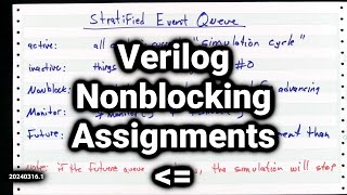 FPGA 13  Verilog Always Pt II Nonblocking Assignments [upl. by Beaumont]