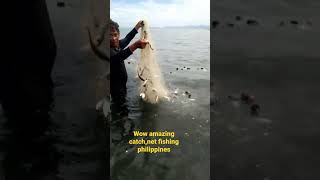 aMazing fish catchnet fishing philippines [upl. by Buine]