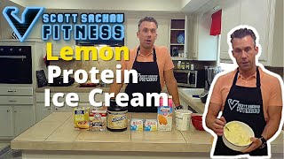 lemon flavored protein ice cream recipe that is very anabolic based on coach greg [upl. by Cirre446]