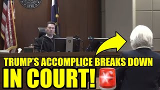 Trump CoConspirator CRIES As Judge Gives Her BRUTAL Sentence [upl. by Titus473]