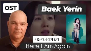 BAEK YERIN 백예린  Here I Am Again 나는 다시 여기 있다 OST  DORAMA  REACTION baekyerin 반응 dorama [upl. by Medora588]