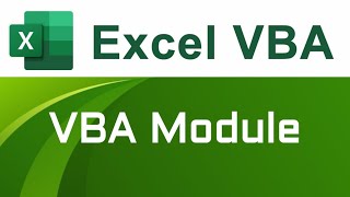 VBA Module excelvba vbatutorial vbabasics vba excelvbatutorial excelvbaguide vbamodule [upl. by Asela]