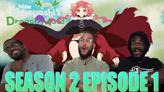 GAH DAYUM  Miss Kobayashis Dragon Maid Season 2 Episode 1 Reaction [upl. by Freed]