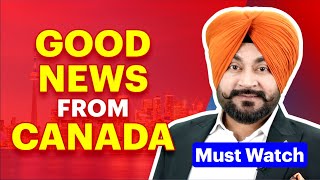 Good news From Canada  Must watch  RS global immigration [upl. by Oicanata211]