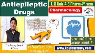 Antiepileptic Drugs Pharmacology  Classification amp MOA  L8 Unit4  PharmacologyI [upl. by Katerina509]