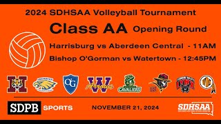 2024 SDHSAA Volleyball Championships Class AA Opening Round  SDPB Sports [upl. by Ndnarb]