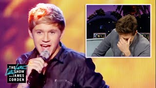 Niall Horan Watches One Directions First XFactor Performance [upl. by Talbert544]