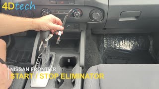 Nissan Frontier DISABLE Auto StartStop Feature  Turn ON and OFF permanently 20222024 [upl. by Margaretta392]