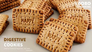 Digestive Cookies  Homemade Digestive Biscuits Recipe [upl. by Leesa]