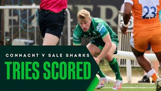 Connacht v Sale  Try highlights  Preseason 202425 [upl. by Heilman]