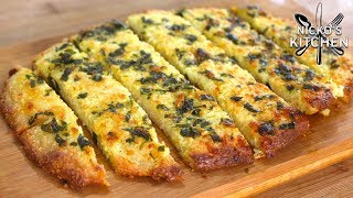 Garlic Bread  Low Carb Keto Diet Fast Food [upl. by Depoliti106]