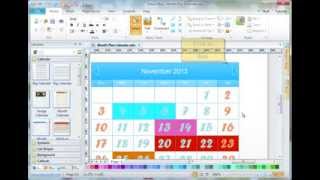 Set Calendar options in Edraw EdrawMax [upl. by Kenelm]