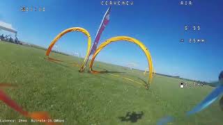 Walksnail race mode LATENCY OSD  1 Aerodrone race [upl. by Lyndel]