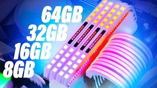 Wie viel RAM braucht man 2024 8GB vs 16GB vs 32GB vs 64GB [upl. by Nol]