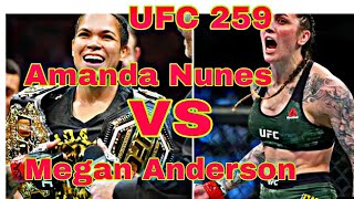 Amanda nunes vs Megan anderson full fight Title [upl. by Caralie]