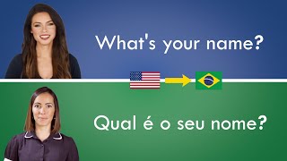 Portuguese Conversation for Beginners  BR Portuguese [upl. by Llenol423]