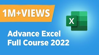 Advanced Excel Full Course 2022  🔥Advanced Excel Functions  MS Excel 19 Training  Simplilearn [upl. by Goody]