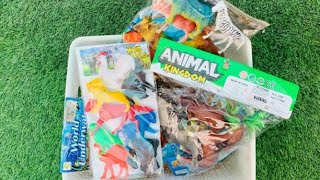 Plastic animals Unboxing order Flipkart  animals collection CatDog ElephantTigerHorse [upl. by Adaha]