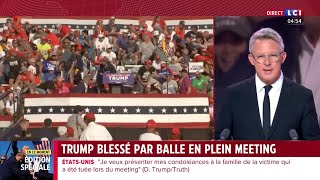 LCI  Edition spéciale Trump blessé par balle avec Emmanuel Ostian extrait — 14 juillet 2024 [upl. by Leirea]