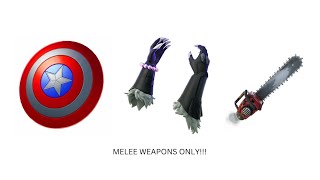 Melee weapons only Scarymonkey233 [upl. by Parhe428]