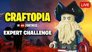 LIVE  Entering the quotDry Valleyquot No Totem Challenge in LEGO Fortnite [upl. by Jenesia]