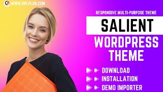 Salient – Responsive MultiPurpose WordPress Theme Download Installation and Demo Importer [upl. by Eilrac]