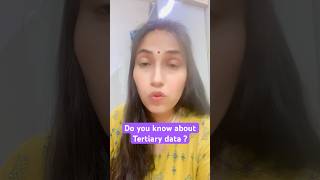 What is tertiary data by DrShraddha Mishra tertiarydata typesofdata researchmethodology ntane [upl. by Gairc]