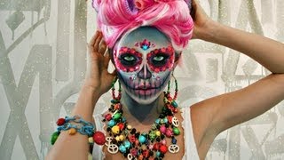 Sugar Skull Makeup Tutorial [upl. by Moriah]