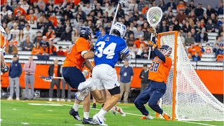 Syracuse vs Duke Lacrosse Highlights  2024 College Lacrosse [upl. by Nagaek]