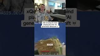 XQC plays AI Minecraft minecraft trending ai [upl. by Anilag]