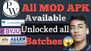 All institutes mod apk unlocked 😱pw mod apk viral youtubeshorts trending [upl. by Sldney418]