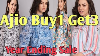 Ajio Buy 1 Get 3 Sale Year End Sale [upl. by Mahala]