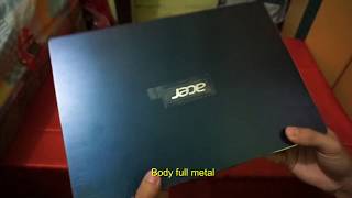 unboxing acer swift 3 sf31454g [upl. by Regdor]