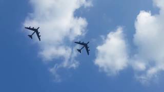 B52 Bombers and U2 Spy Planes at Fairford UK [upl. by Kare]