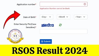 RSOS Result 2024 Class 10th 12th Marksheet Download at rsosrajasthangovin [upl. by Anatole]