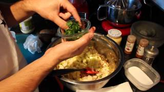 How to make Salpicão  Brazilian chicken salad [upl. by Eimirej]