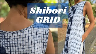 Shibori Grid Pattern [upl. by Ahsilem]