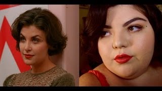 Playing Dress Up  Twin Peaks Audrey Horne Inspired Hair and Makeup [upl. by Bouchier]