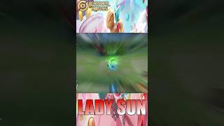 Lady Sun mode barbar best hero farm lane INSANE DAMAGE  pro player [upl. by Ailongam]