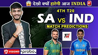 SA🇿🇦 vs IND🇮🇳 4th T20  Dream11 Prediction  Dream 11 Team of Today Match  Dream11  Dream11 Team [upl. by Kondon]