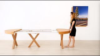 EXTENDABLE ROUND TABLE [upl. by Saxet212]